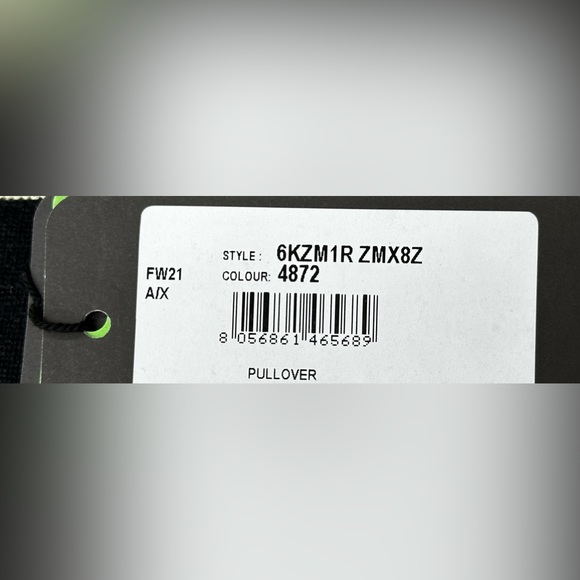 Armani Exchange  CAMOUFLAGE ORGANIC COTTON SWEATER - Picture 7 of 8